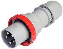 Вилка кабельная переносная DKC Quadro 63А 3Р+РЕ+N 400В IР67 красный картинка 